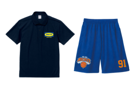 刺繍が入った部活の練習着