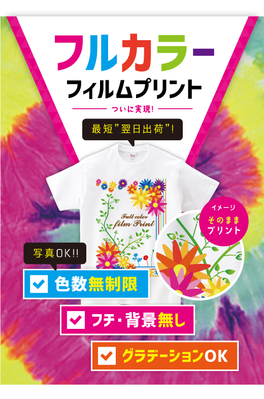 フルカラーフィルムプリント