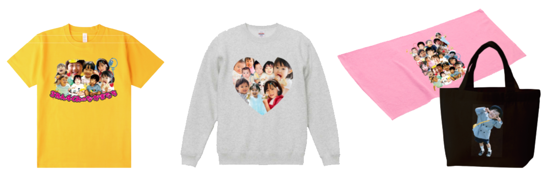 オリジナルデザインのTシャツやトートバッグ